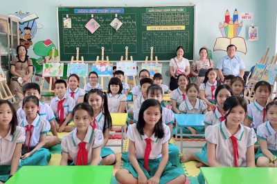 Trường Tiểu học số 2 thị trấn Châu Ổ hưởng ứng Ngày sách và văn hóa đọc Việt Nam năm 2022